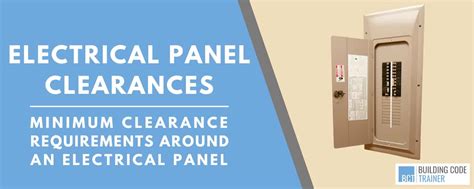 electrical box clearance code|nec electrical panel clearance requirements.